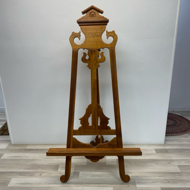 Brown Wood Decorative Easel to Display Artwork