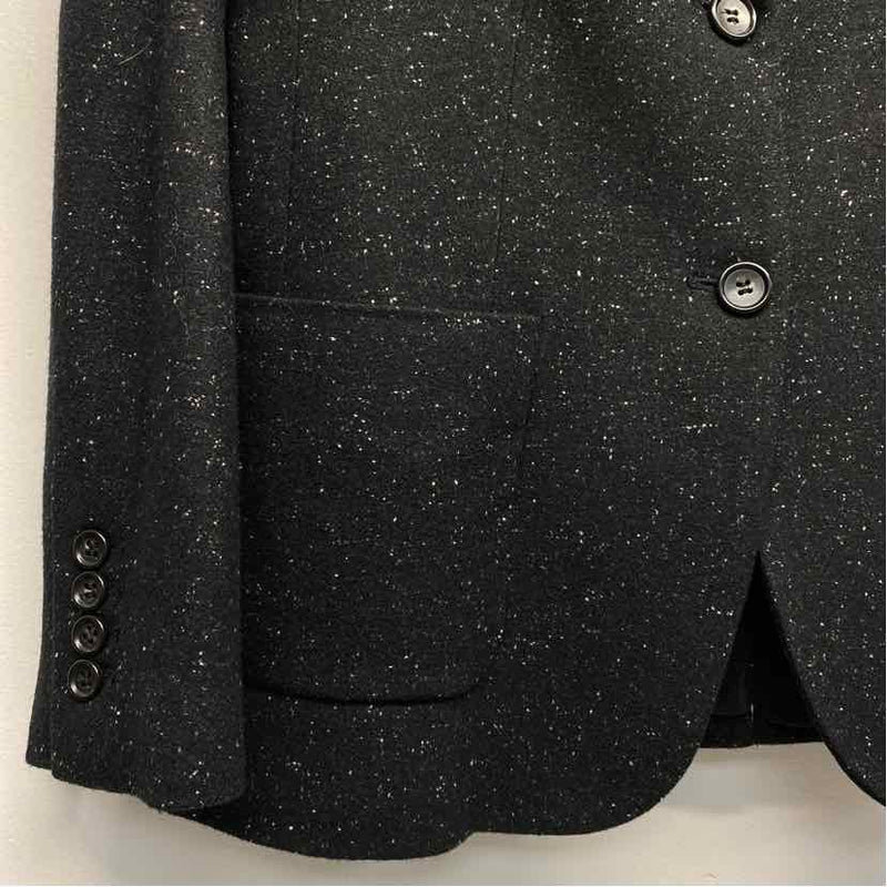 Talbots Women's Size 4-S Black Tweed Blazer Jacket