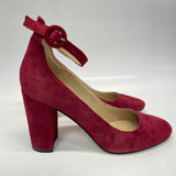 Chinese Laundry Size 38-8 Women's Red Solid Heel Shoes