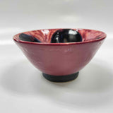 Handmade Carolyne - Santa Fe Pink-Black Pottery Bowl