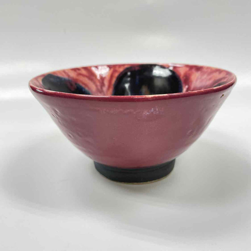 Handmade Carolyne - Santa Fe Pink-Black Pottery Bowl