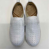 Taos Size 8 Women's White Cut Out Slip On Shoes