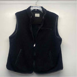 7 Diamonds Women's Size XXL Black Solid Zip Up Vest