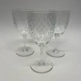 Baccarat Water Clear Crystal Glassware Set of 3