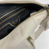 The Sak OffWhite Pebbled Leather Crossbody Handbag