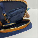 Nordace Blue Fabric Solid Siena Nexus Crossbody Handbag
