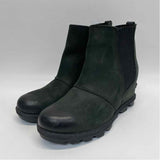 Sorel Size 8 Women's Black Solid Chelsea Booties
