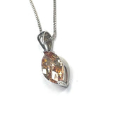 Champagne Sterling Silver Necklace
