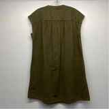 By Anthropologie Size M Women's Green Solid Tunic Dress