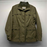 Duck Camp Women's Size M Green Solid Military Jacket