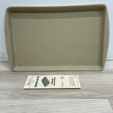 Pampered Chef Tan Stoneware Bar Pan