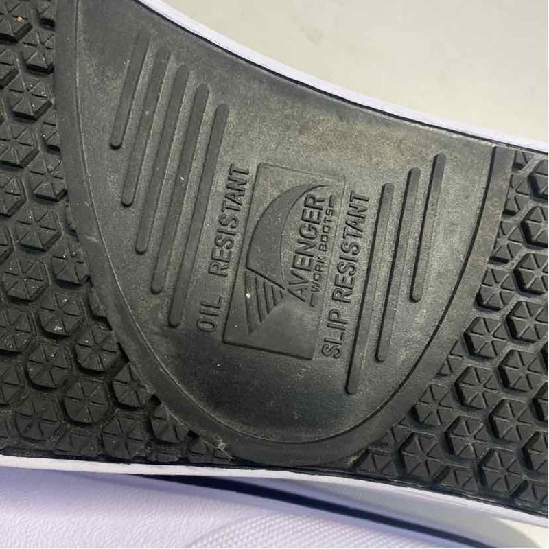 Avenger Work Boots Size 7.5 Women's White Solid Lace Up Sneakers