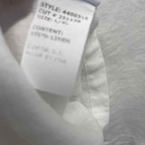 Cut Loose Size L-XL Women's White Solid Jumper Dress