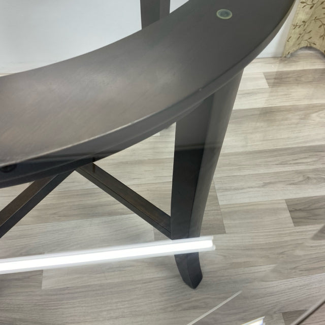 Crate and Barrel Ebony Wood Table