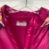 Under Armour Women's Size Xl Pink-Multi Patchwork Rain Jacket