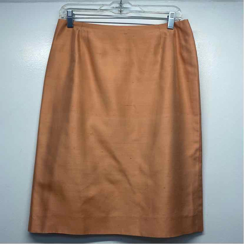 Dana Buchman Women's Size 8-M Peach Solid Button Up Jacket