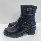 Seychelles - Anthropologie Size 7.5 Women's Black Solid Moto Boots