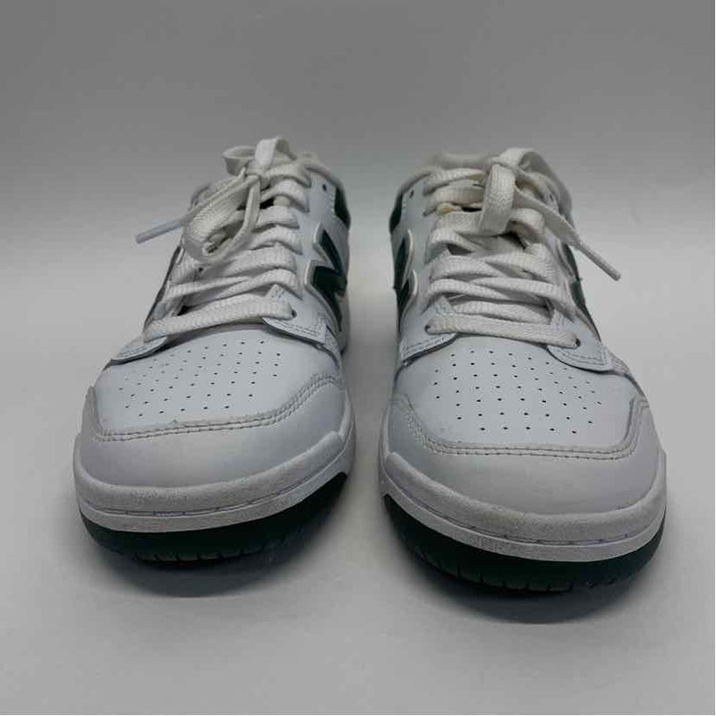 New Balance  Size 7 White-Black Leather Men's Men's Sneakers