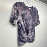 Lululemon Size 4-S Women's Gray-Purple Tie Dye T-Shirt Activewear Top