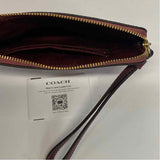 Coach Pink Leather Signature Wristlet