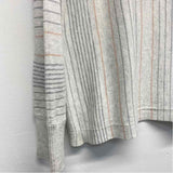 Repeat Silver Edition Size 38-S Women's Light Gray-Multi Stripe Pullover Sweater
