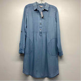J.Jill Size XS Women's Light Blue Shirt Dress