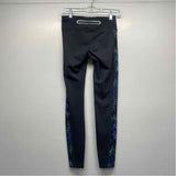 Athleta Size XS Women's Black-Multi Stripe Leggings Activewear Pants