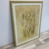 Framed print by Chery Blum - Long steam Tulips - Lovely