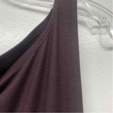 Reformation Size Xl Women's Brown Solid Maxi Sleeveless Shift Dress