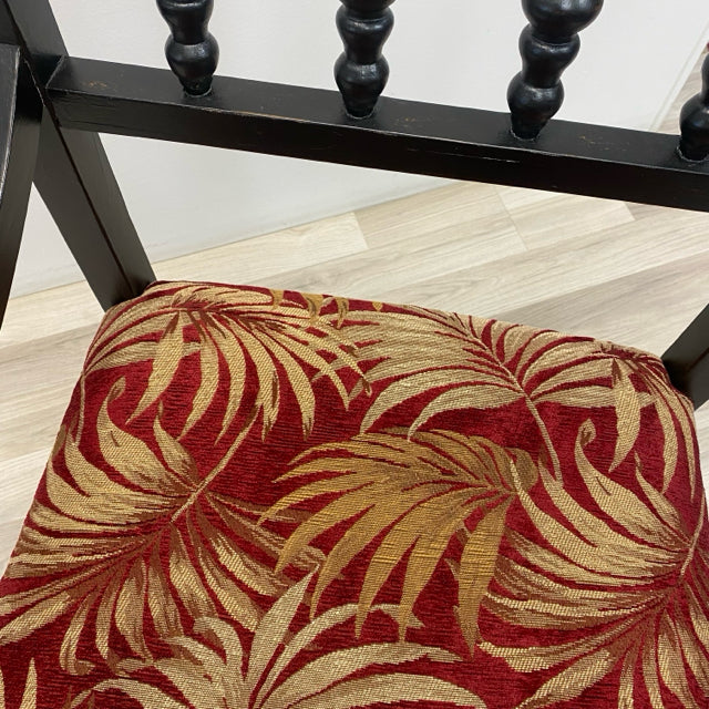 Black-Red Wood Chair