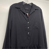 Grayson Size L Women's Black Solid Shirt Dress
