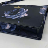 Kate Spade Navy-White Floral Clutch