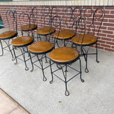 SET OF 8 Icecream Parlor Chairs