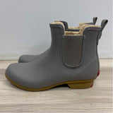 Chooka Size 8 Women's Light Gray Solid Rain Boots