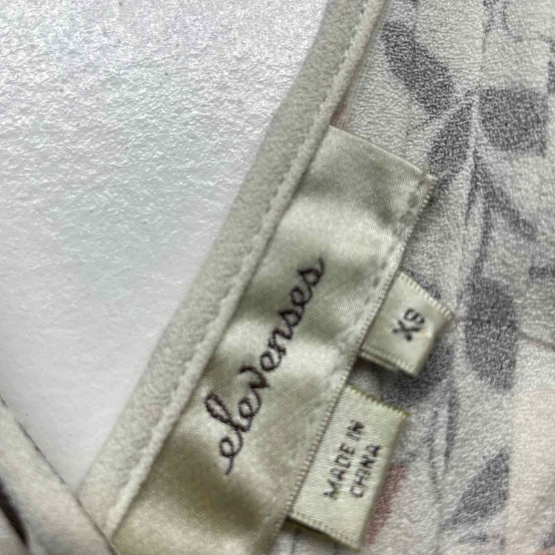 Elevenses - Anthropologie Size XS Women's Beige-Multi Pattern Pants Jumpsuit