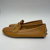 Mercanti Fiorentini Size 7 Women's Caramel Stitches Moccasin Shoes