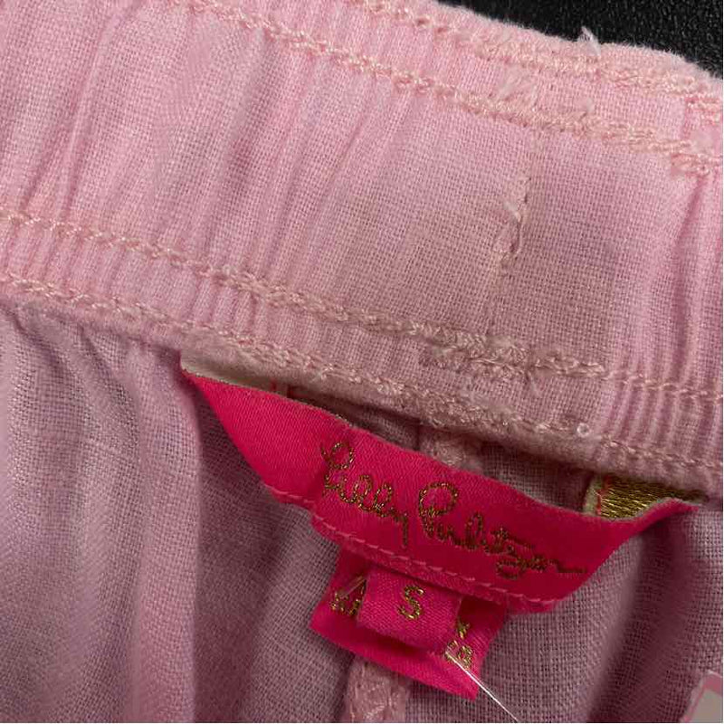 Lilly Pulitzer Size S-4 Women's Pink Solid Pull On Pants