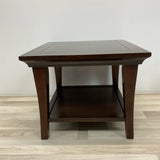 Side Brown Wood Table