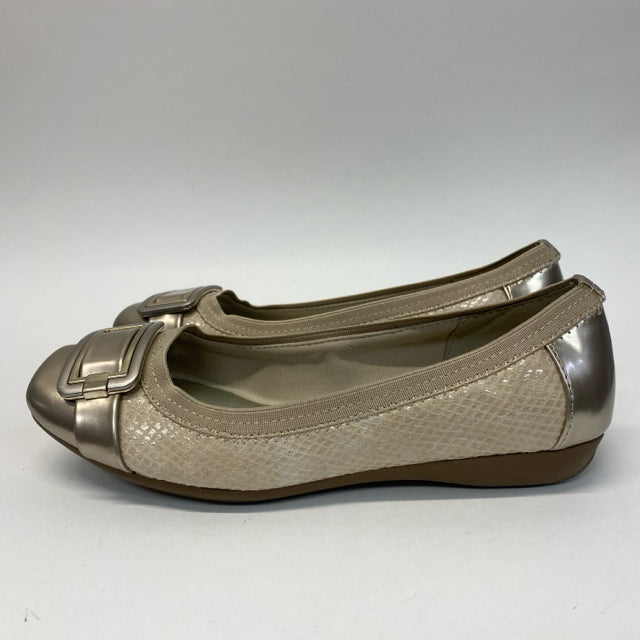 Anne klein beige flats online