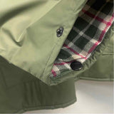 Northwest Territory Women's Size L Green Solid Rain Coat