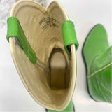 Old West Size 6.5 Women's Lime Embroidered Western Boots