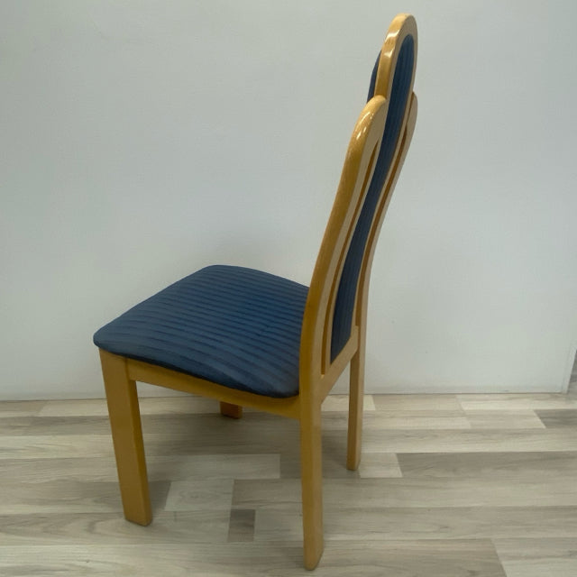 Birch-Blue Wood Chair