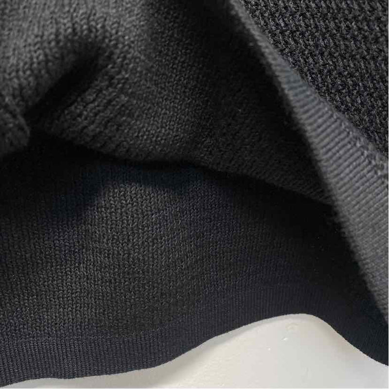 Classiques Entier Size M Women's Black Solid Cap Sleeve Short Sleeve Top