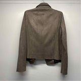 Kut Women's Size L Taupe Solid Moto Jacket