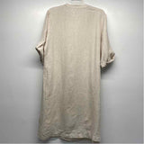 J.McLaughlin Size Xl Women's Beige Solid Shirt Dress