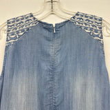 Laju Los Angeles Size S-M Women's Light Blue Washed A Line Dress