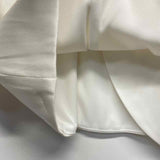 Alex Evenings Women's Size L White Solid Wrap Jacket