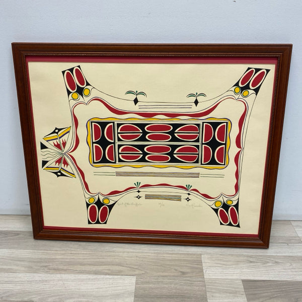 Native American painting by Vic Runnels -Spirit of the Buffal