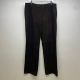 Worth Size 14 Brown Solid Women's Pants