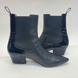 Valentino Size 39-8 Women's Black Solid Chelsea Booties